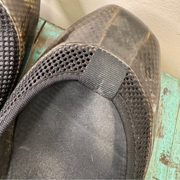 ADIDAS By Stella McCartney Black Ballerina Flats Size 9 - Picture 13 of 15